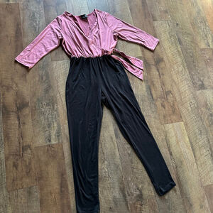 Lexington Avenue Pink Black Jumpsuit M